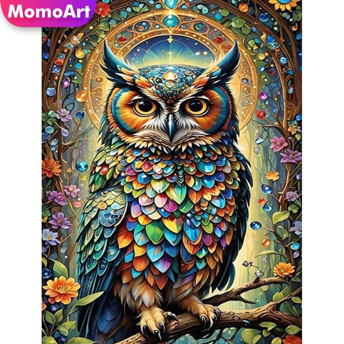 Embroidery Embellishments - Momoart produk baru Berlian mosaik burung