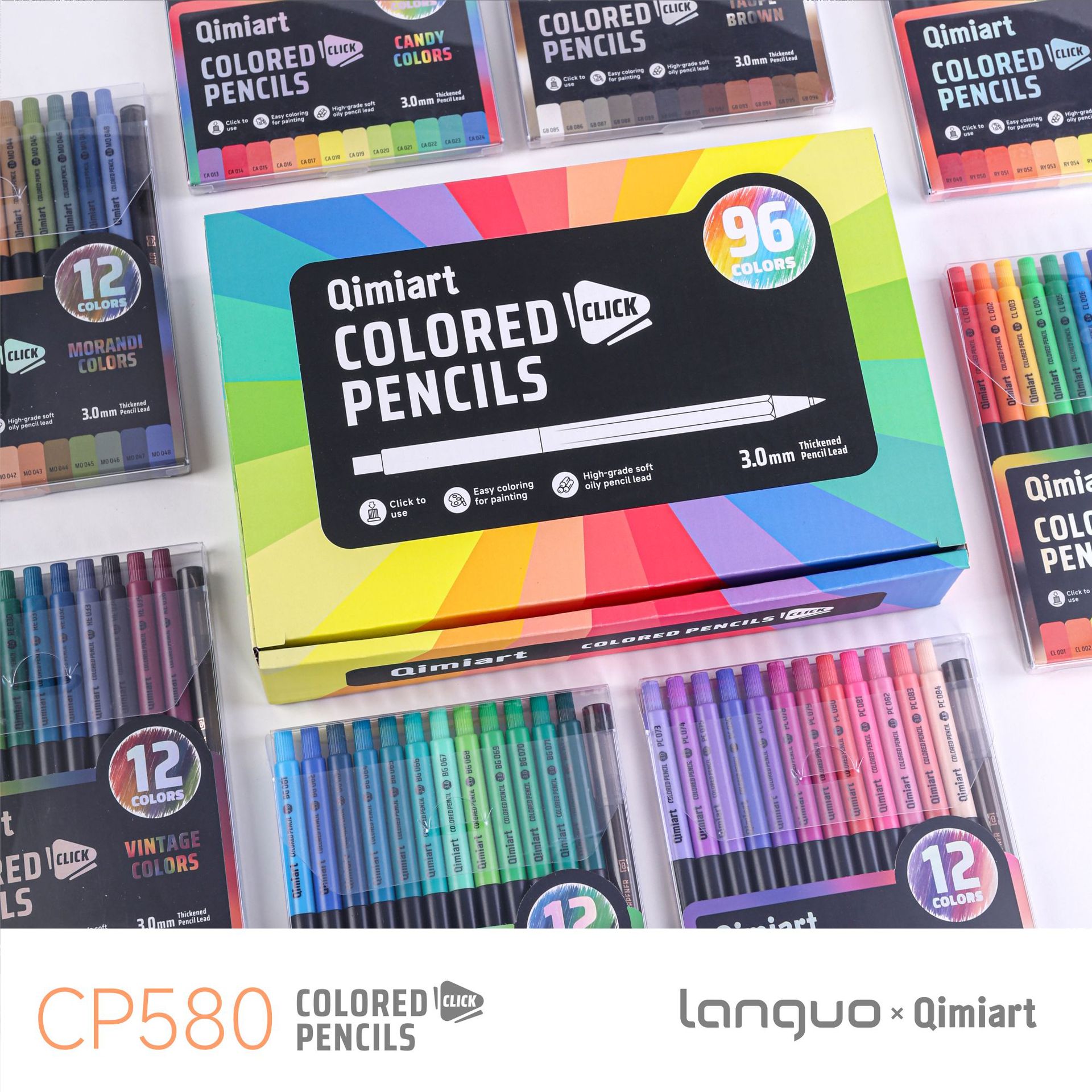 Staedtler Pencil Lumocolor - Set Pensil Warna Retraktil 96 Warna