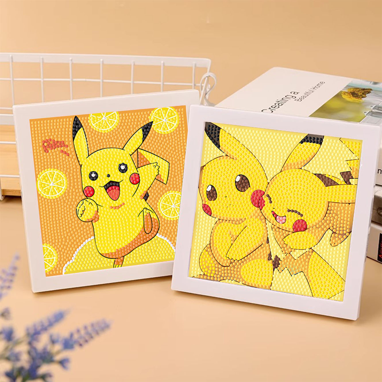 Embroidery Embellishments - Keeppley & Pokemon Crystal Diamond Drawing