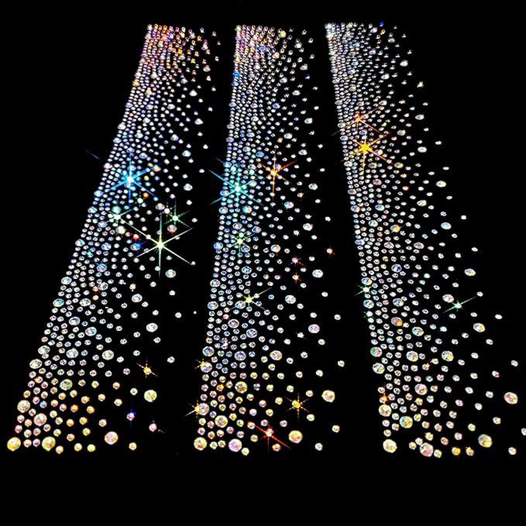 Hotfix Rhinestone Sheet - Dekorasi Kain Tempel Setrika Berlian Imitasi