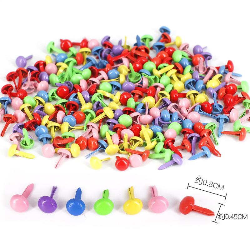 Embellishments For Scrapbooking - 100 Buah/Tas Baru Pola Campuran Bulat