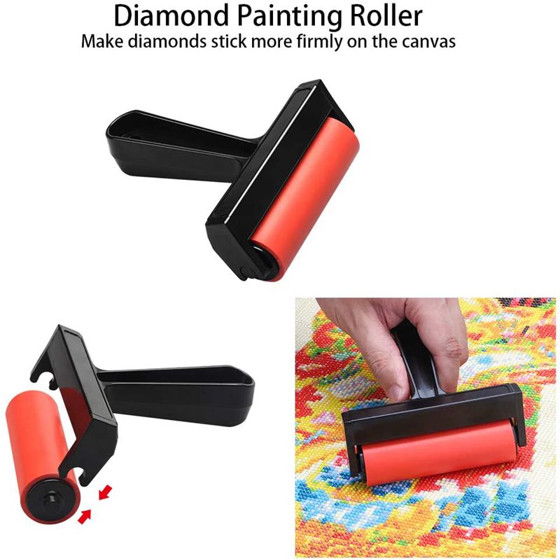 Kit Roda Lukis Berlian 5D Baru - Embroidery Embellishments ulasan dan harga