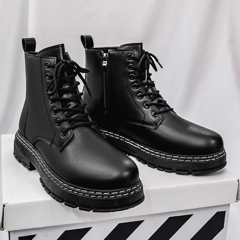 Sepatu Bot Motor Kulit Paten H - Guipure Lace Panel ulasan dan harga