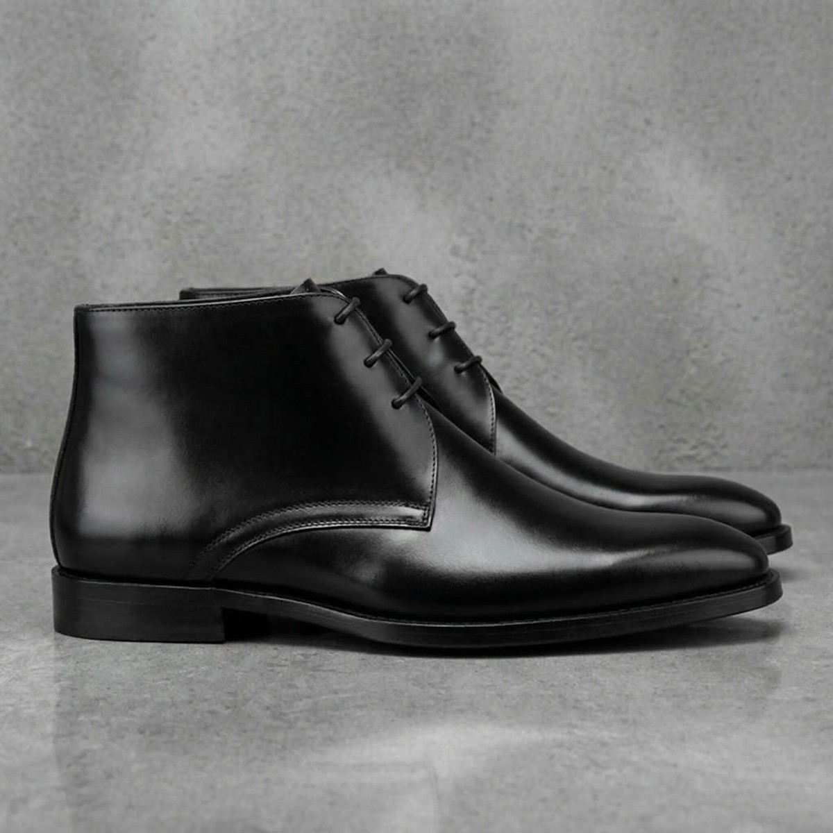 Sepatu Boots Kulit Sapi Pria M - Guipure Lace Panel ulasan dan harga