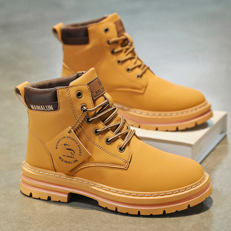 Sepatu Boots Pria Klasik High  - Guipure Lace Panel ulasan dan harga