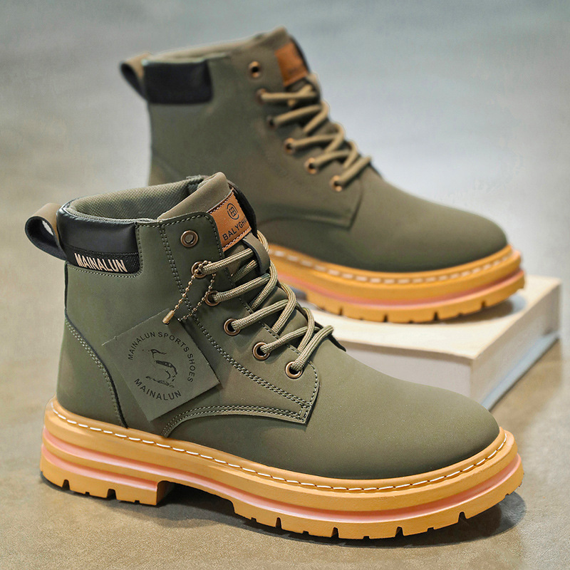 Sepatu Boots Pria Klasik High  - Guipure Lace Panel ulasan dan harga