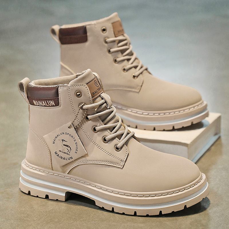 Sepatu Boots Pria Klasik High  - Guipure Lace Panel ulasan dan harga