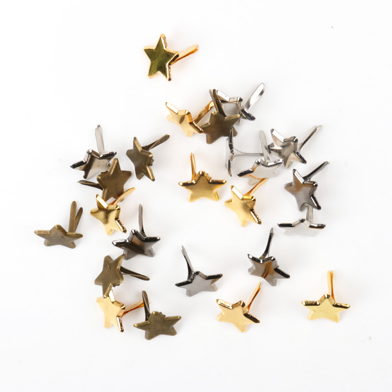 50 Pcs Logam Campuran Bintang  - Embellishments For Scrapbooking ulasan dan harga