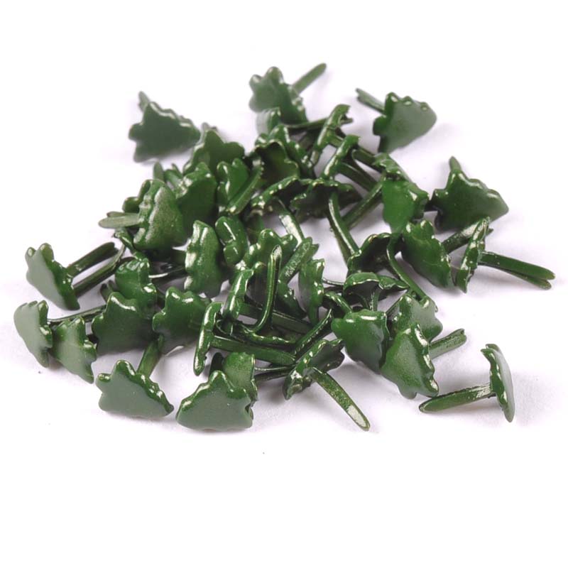 50 buah Mini pohon Natal paku  - Embellishments For Scrapbooking ulasan dan harga