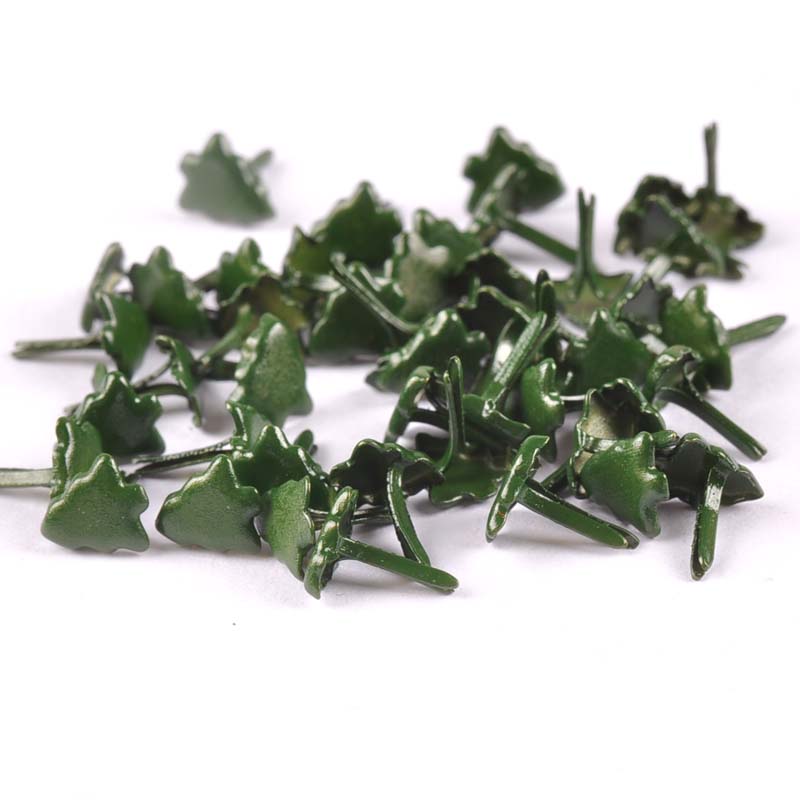 50 buah Mini pohon Natal paku  - Embellishments For Scrapbooking ulasan dan harga