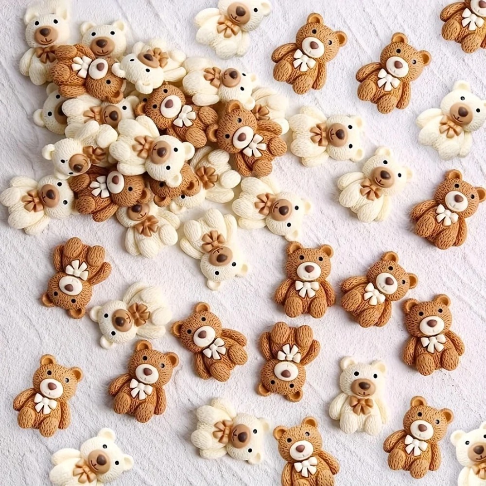 10-100 Buah Kartun Beige Kopi  - Embellishments For Scrapbooking ulasan dan harga