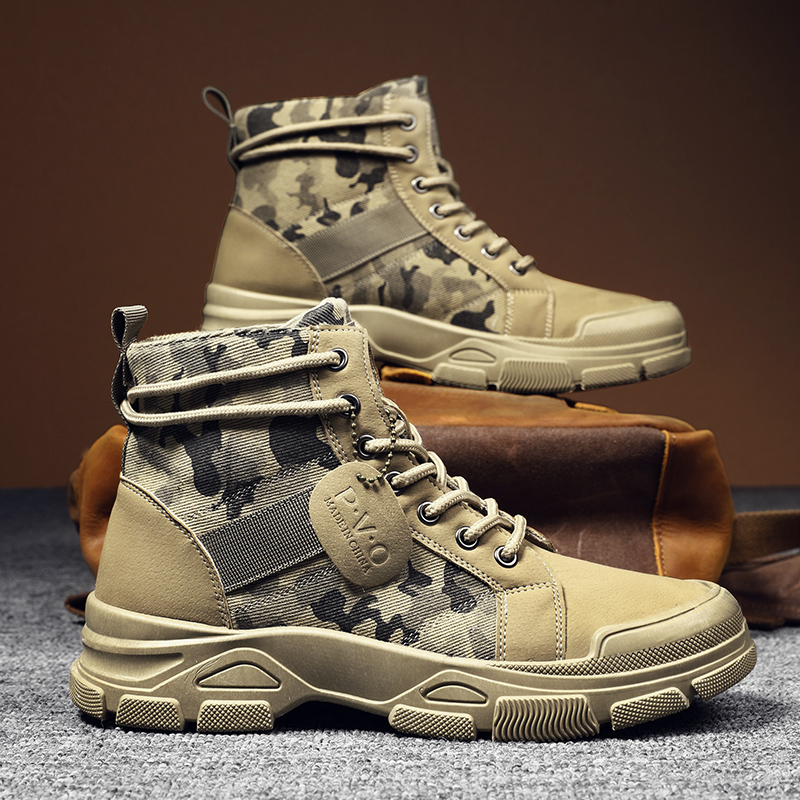 Sepatu Bot Tinggi untuk Pria S - Guipure Lace Panel ulasan dan harga