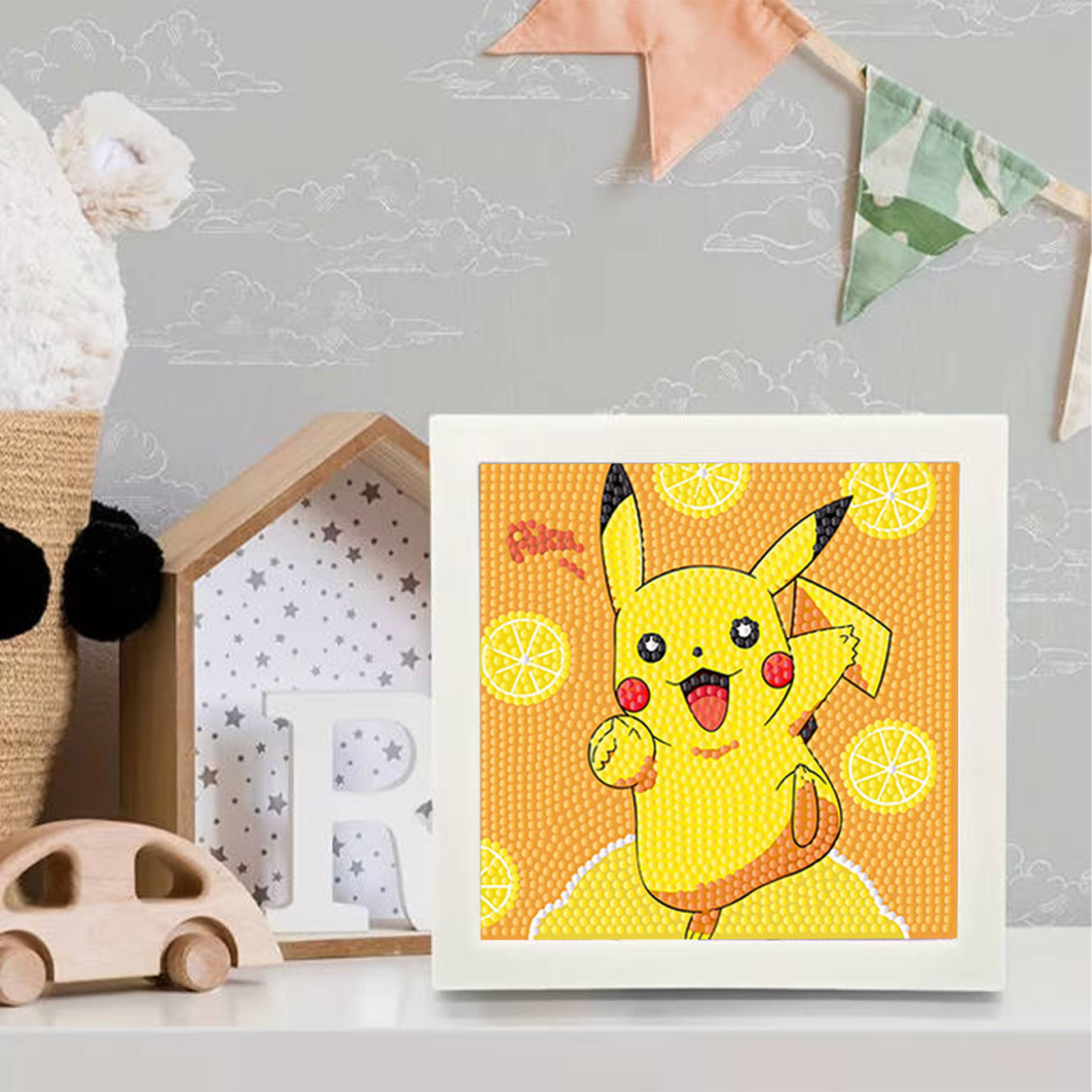 Keeppley & Pokemon Crystal Dia - Embroidery Embellishments ulasan dan harga