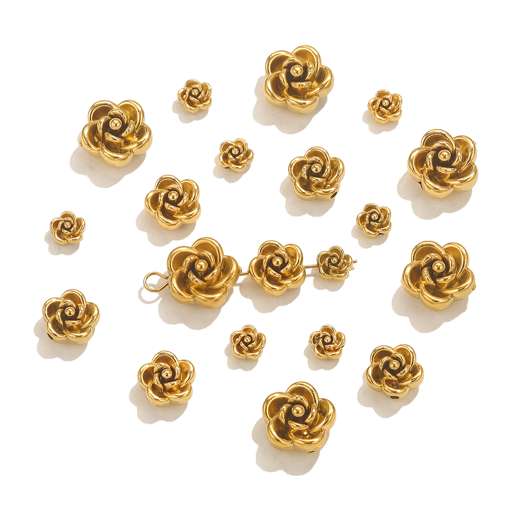 10 buah manik-manik Spacer bun - Embellishment Crafts ulasan dan harga