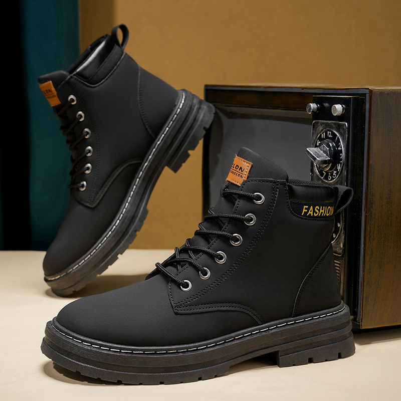 Sepatu Boots Pria Model Klasik - Guipure Lace Panel ulasan dan harga