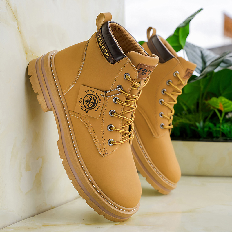 Sepatu Boots Pria Model Klasik - Guipure Lace Panel ulasan dan harga