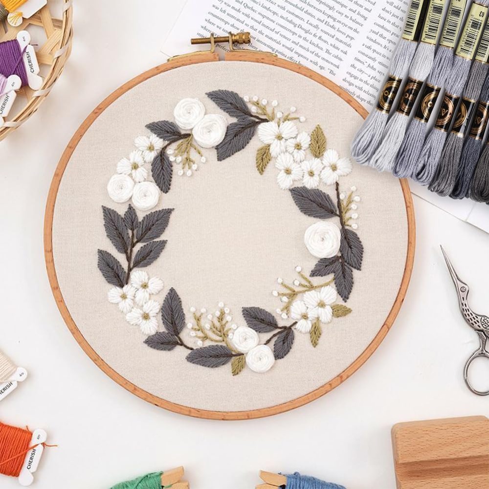 8 Gulungan 70 Yard Gelang Pers - Embroidery Embellishments ulasan dan harga