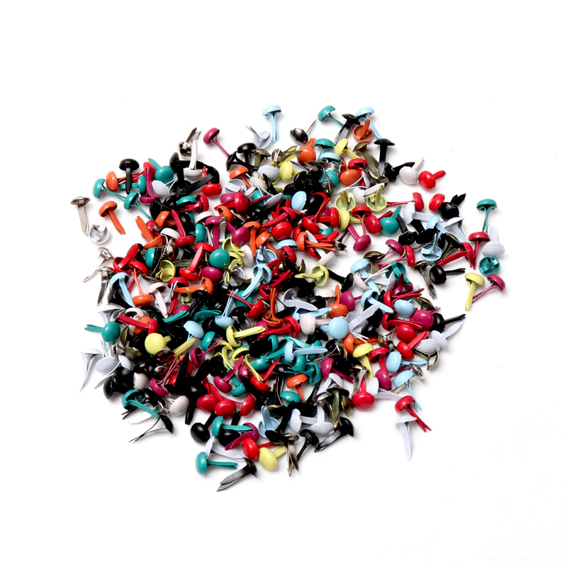 Brads Bulat Pastel Campuran un - Embellishments For Scrapbooking ulasan dan harga