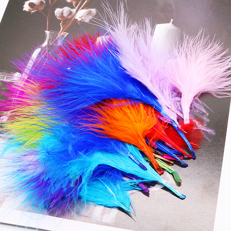 8-12Cm Berwarna Plum Turki Ala - Feather Trim Marabou ulasan dan harga